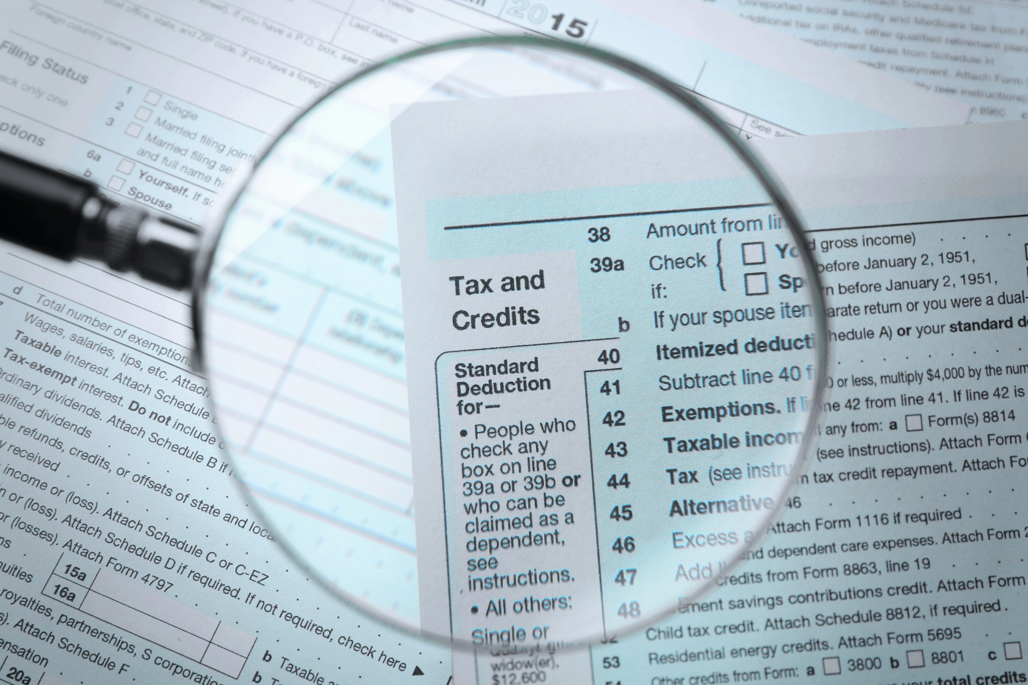 Reading-the-form-while-doing-Tax-Preparation-Weston